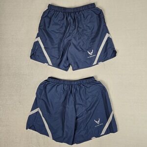 U.S. Air Force Shorts Lot Of 2 Mens L Training Lined Athletic Refelective